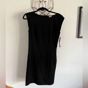 Merona SZ Small Fitted Black Dress NWT